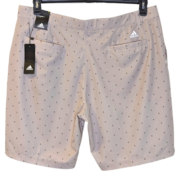 Adidas Tree Print Shorts Woven Grey 2 Ultimate 365 Men's Size 40 - Picture 3 of 16